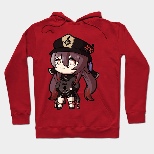 Chibi Hu Tao - Genshin Impact Hoodie by MangaXai